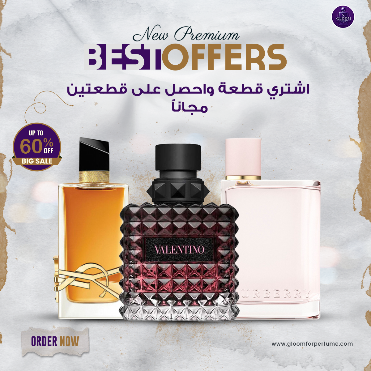 Burberry Her + Valentino Donna + Libre Intense (100 ml)